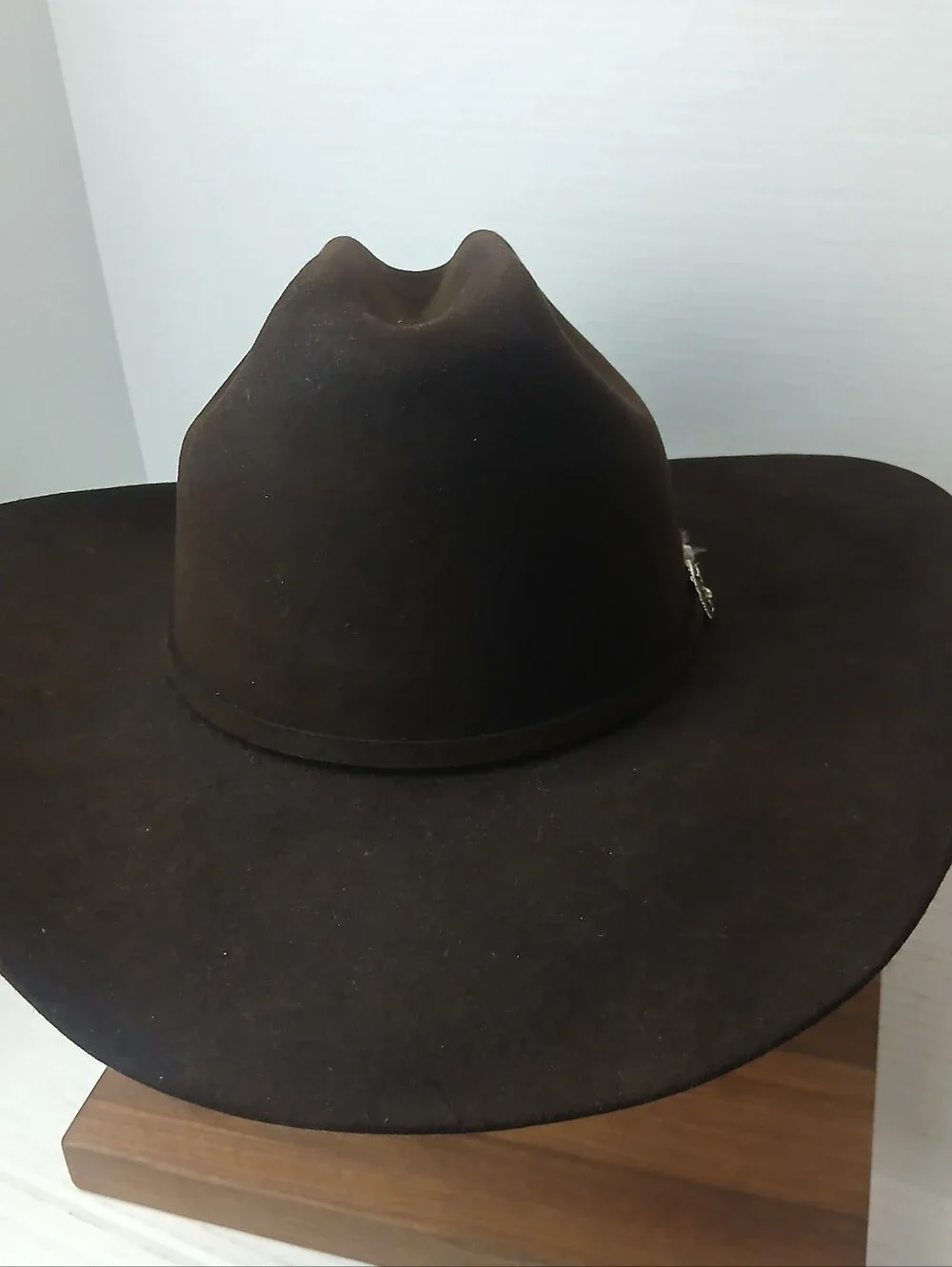 Stetson SkylineMen's Cattlemen Crown Western Cowboy Hat - Dark Brown (S7 1/8)